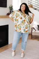 Good Morning Floral V-Neck Blouse |   |  Casual Chic Boutique