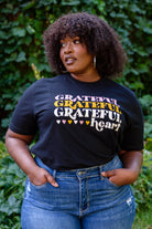 Grateful Heart Graphic T-Shirt In Black Ave Shops