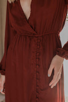 Greta Long Sleeve Midi Dress ELF