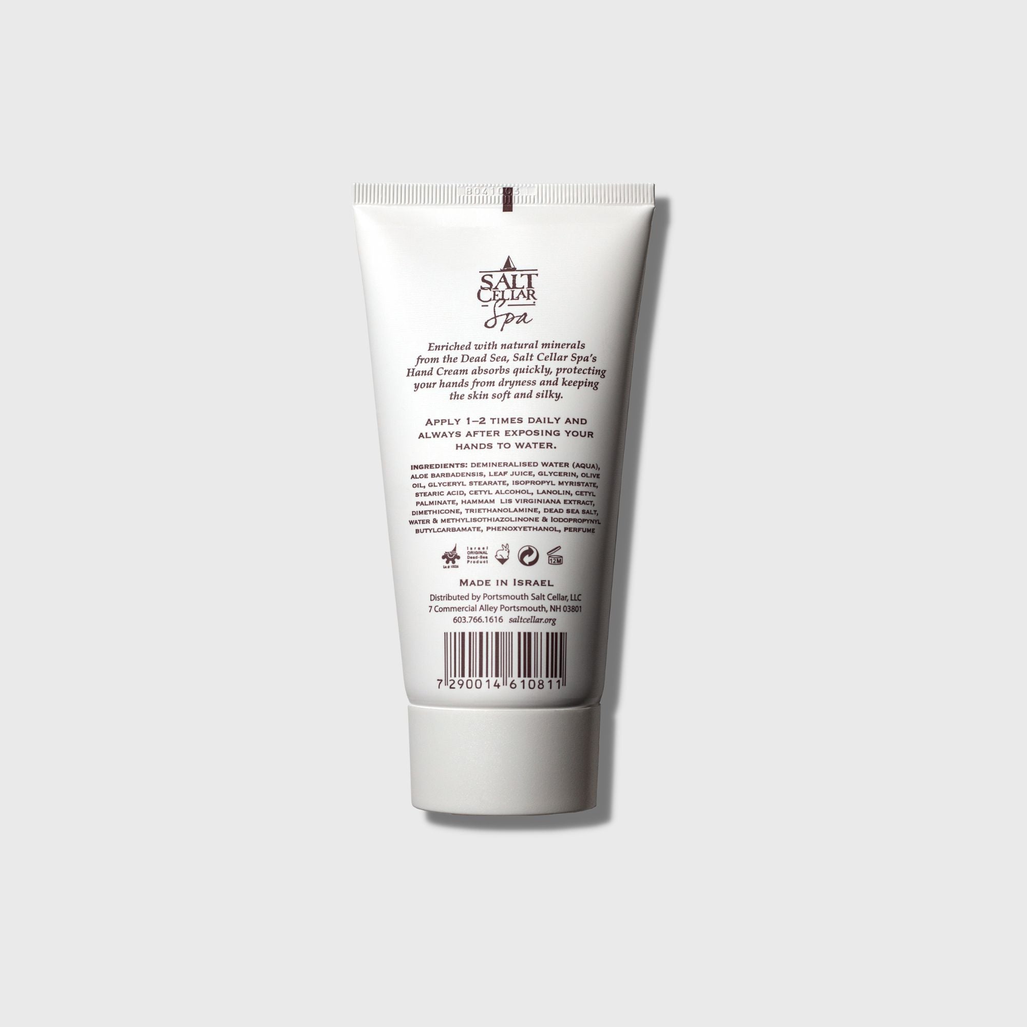 Dead Sea Hand Cream The Salt Cellar