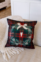 Holiday Wreath Pillow Case Ave Shops