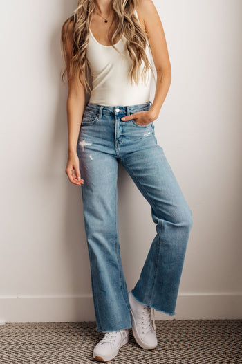 Hope High Rise Wide Leg Jeans Ave Shops