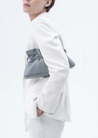 Mila Bag in Smooth Leather, Haze Blue Bob Oré