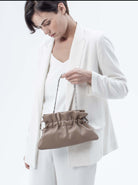 Mila Bag in Smooth Leather, Coffee Bob Oré