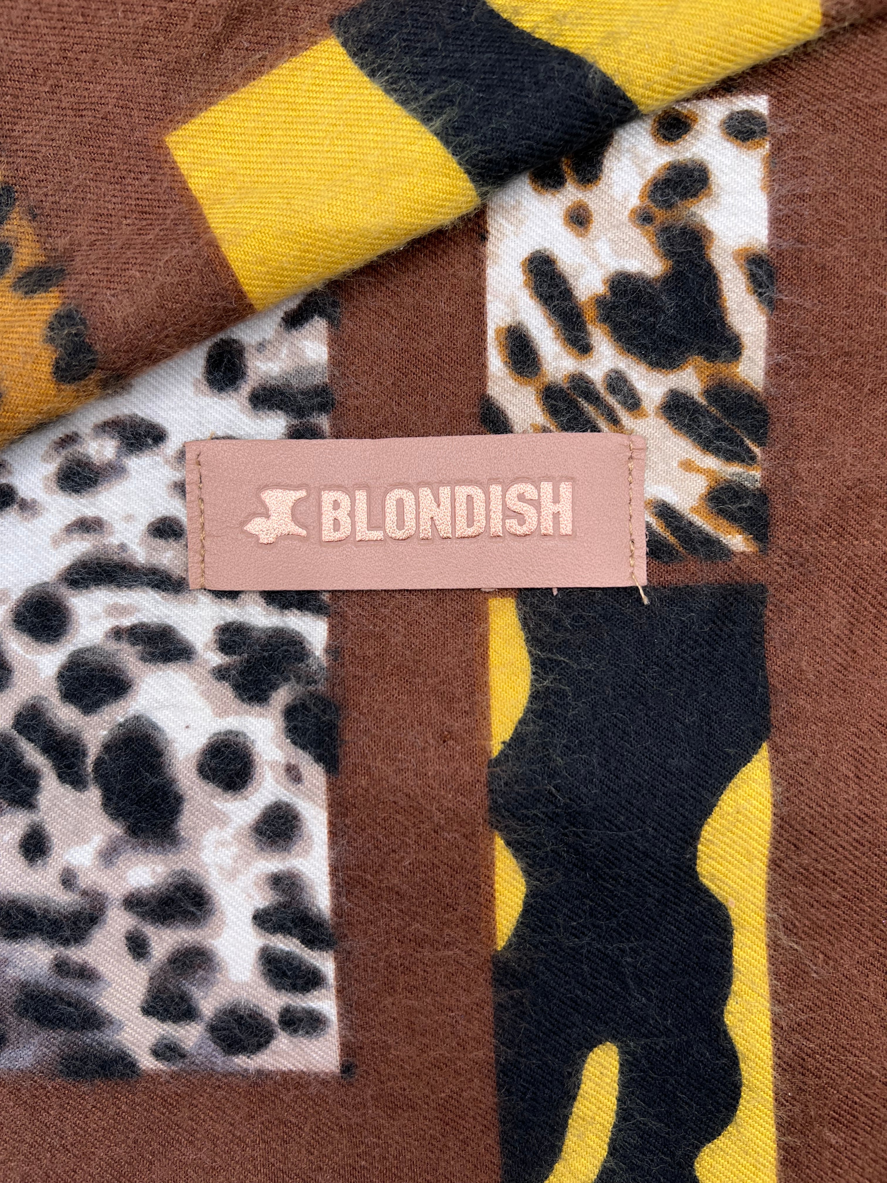 Blondish Scarf Safari Yellow for Women BLONDISH