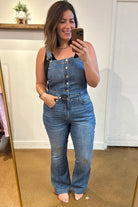 Izzy Control Top Retro Flare Overalls Ave Shops