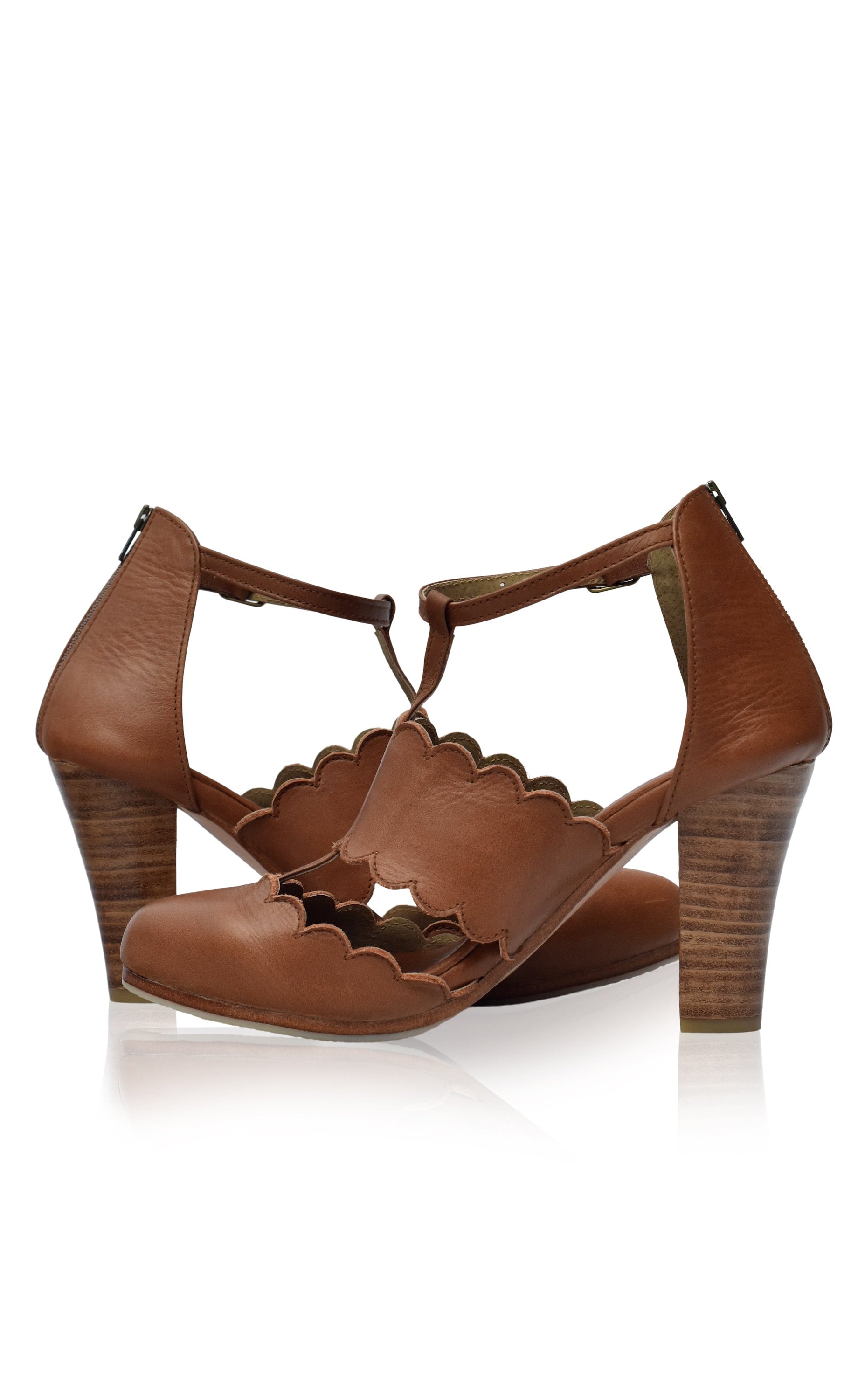 Incognito Leather Heels (Sz. 5 - 10) ELF