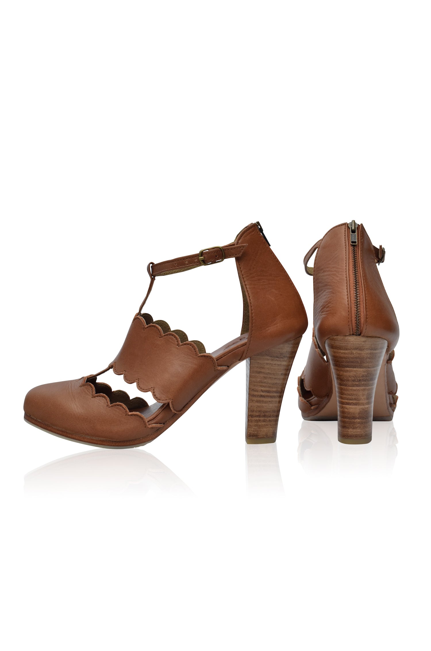 Incognito Leather Heels (Sz. 5 - 10) ELF