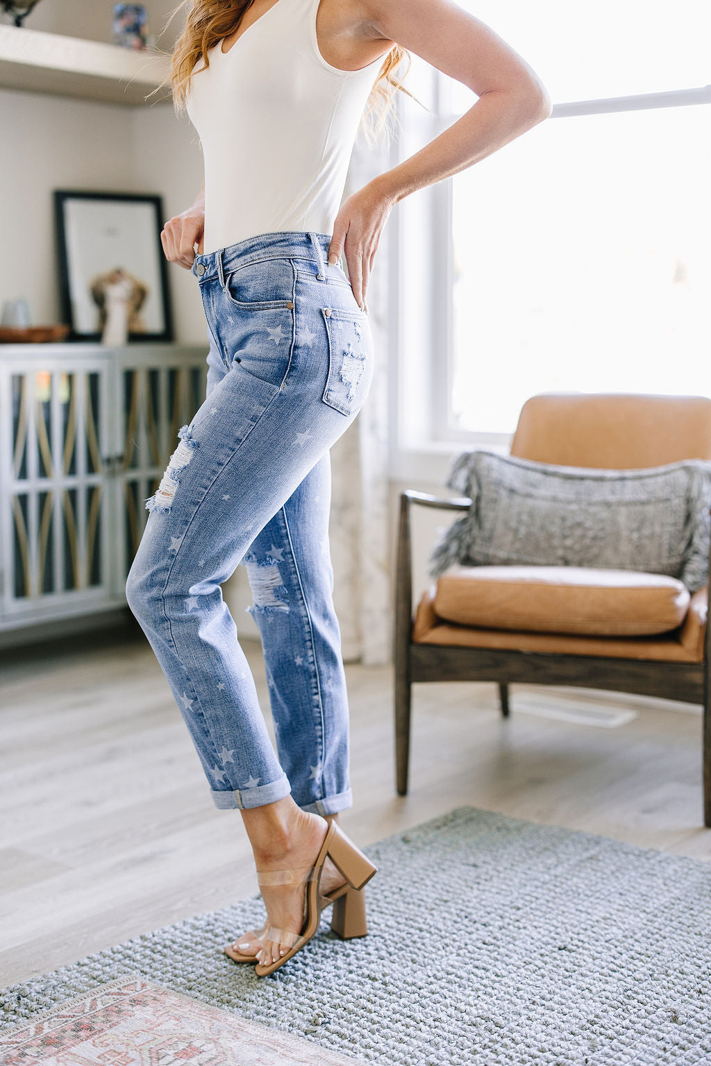 Juliet Star Crossed Boyfriend Jeans Ave Shops