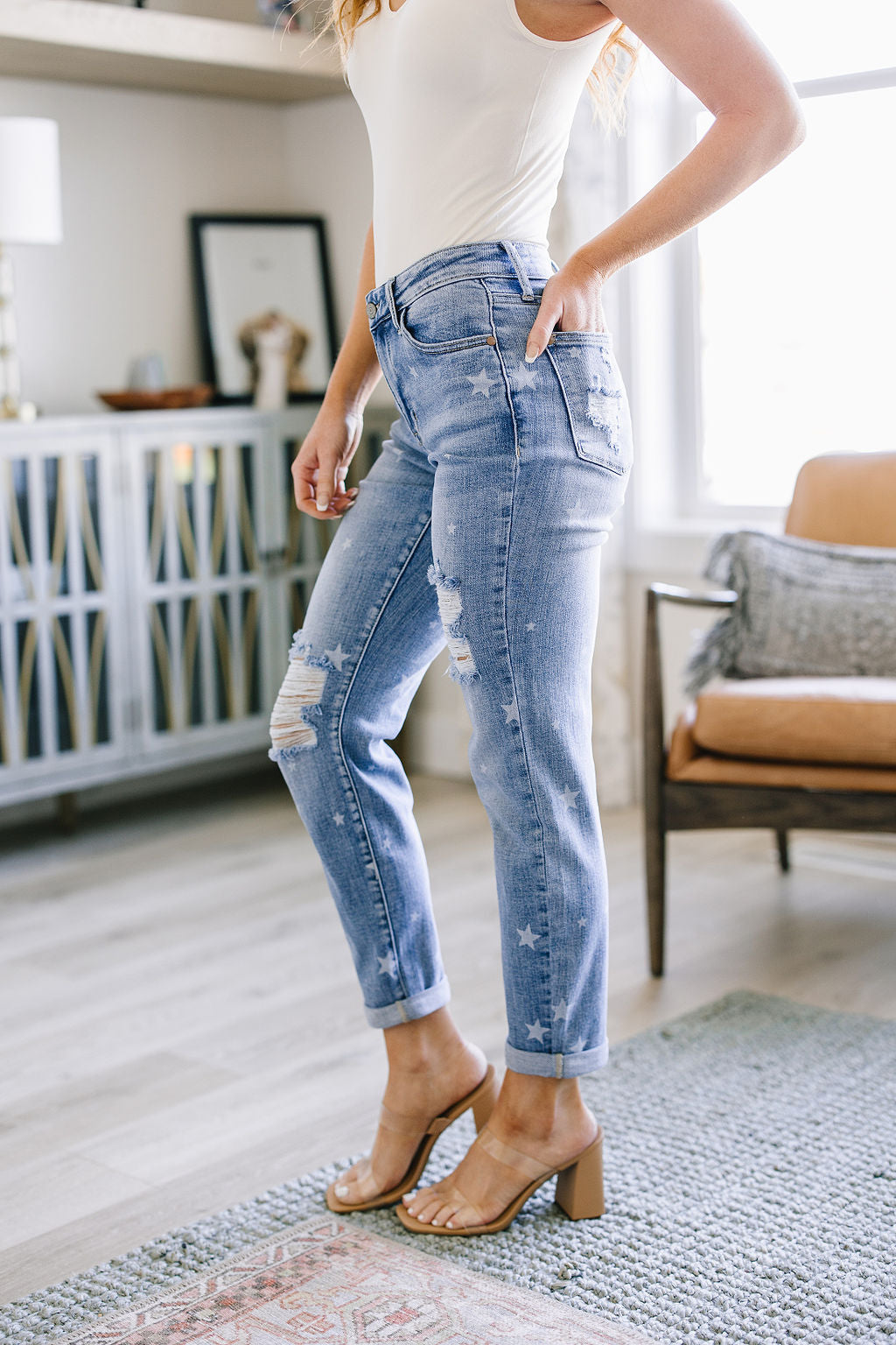 Juliet Star Crossed Boyfriend Jeans Ave Shops