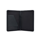 K0002AB | Portablocco in formato A4 in Vera Pelle pieno fiore, grana dollaro - Colore Nero - Dimensioni: cm 24 x 32 x 2 - Confezione: Sacchetto Tnt Kailimood.store