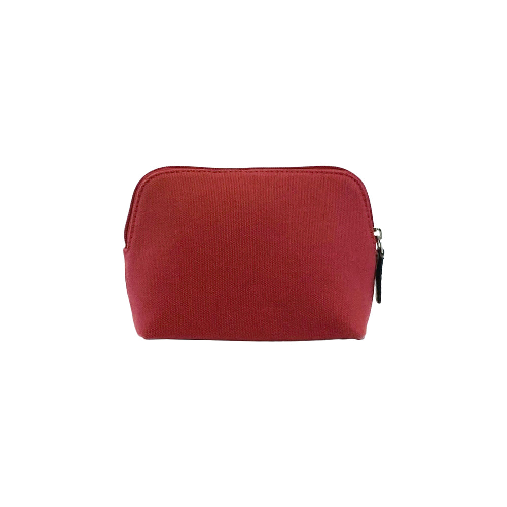 K0026XB | Pochette da Donna in Canvas/Vera Pelle pieno fiore Volanata - Colore Bordeaux/Testa Moro. Chiusura con lampo. Dimensioni: cm 17 x 13 x 6,5 - Confezione: Sacchetto Tnt Kailimood.store