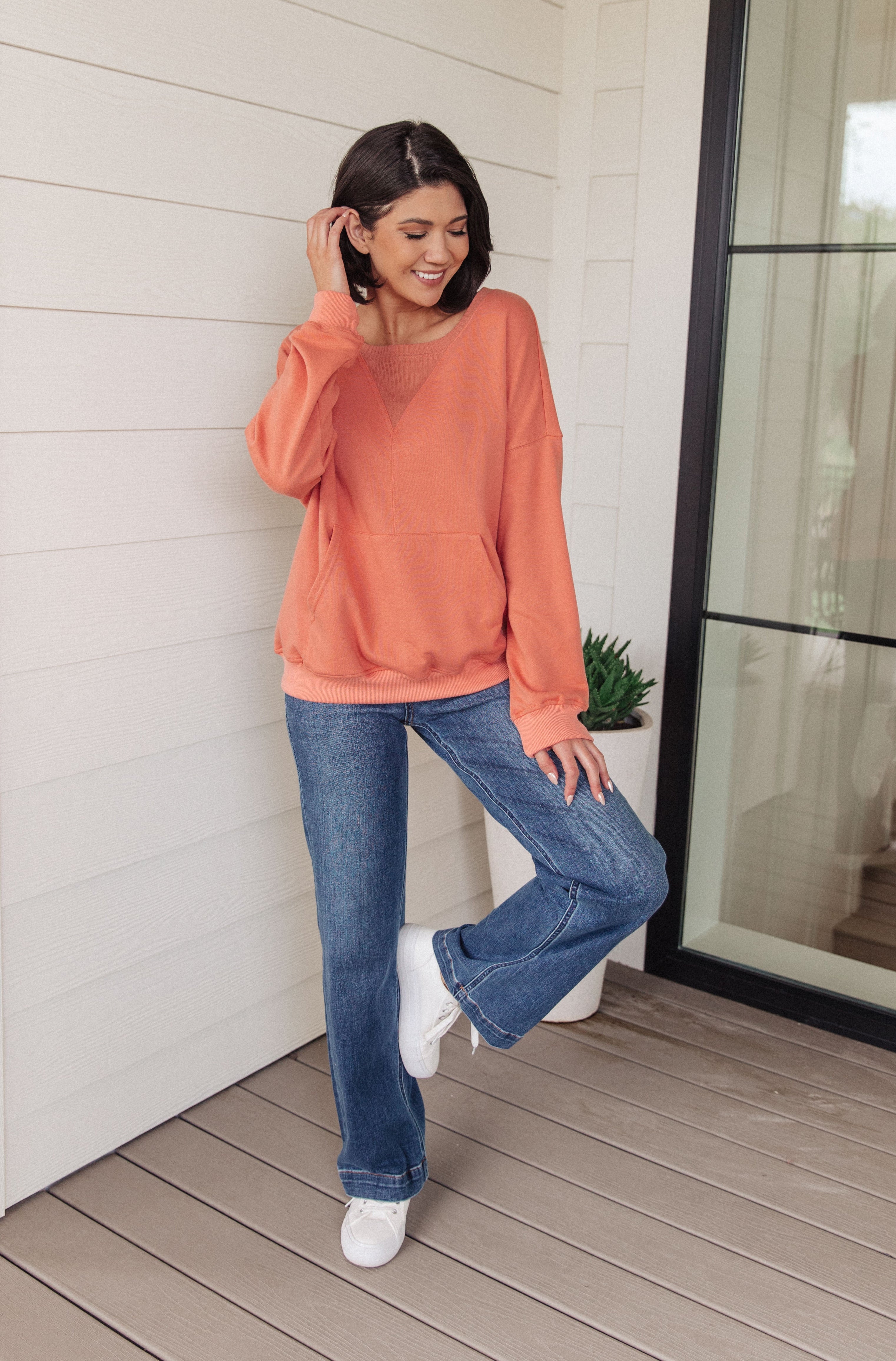 Layer Me Up Crewneck Pullover Ave Shops