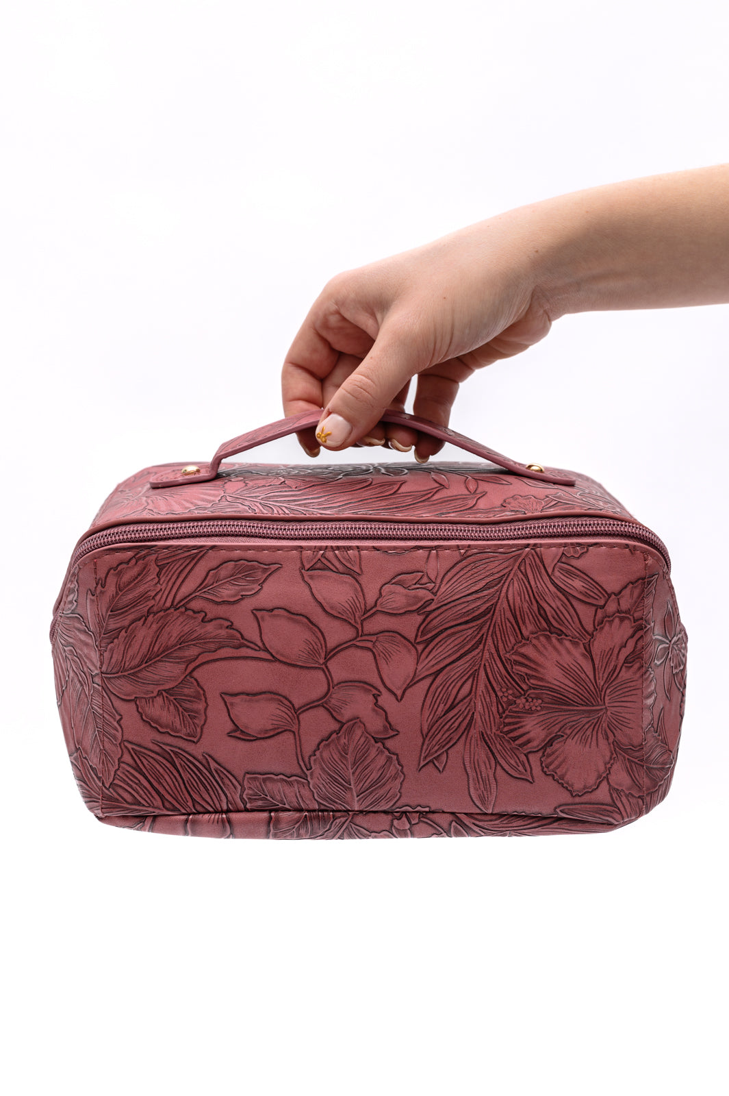 Life In Luxury Large Capacity Cosmetic Bag in Merlot Ave Shops