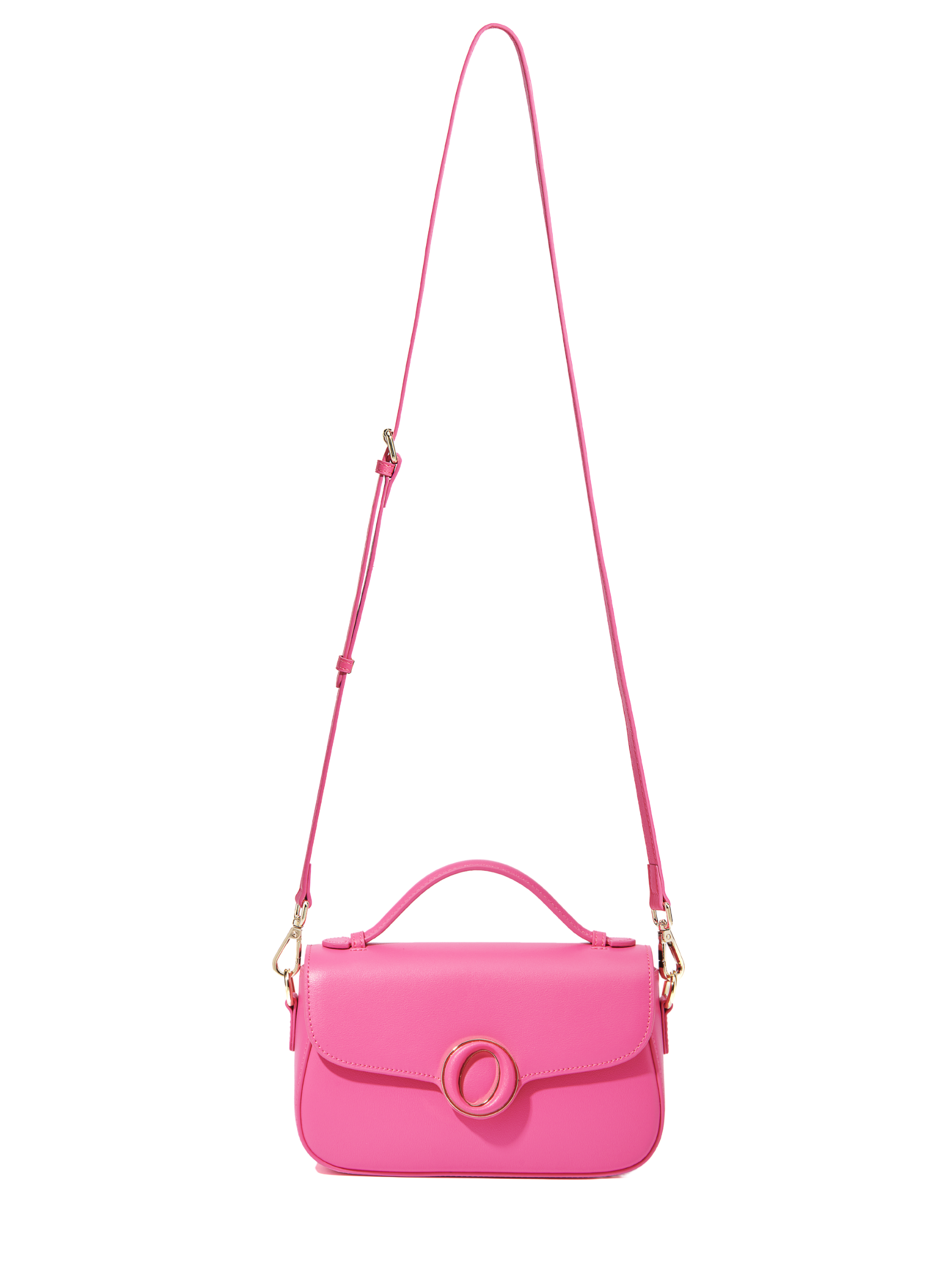 Makoto Leather Bag, Pink Bob Oré