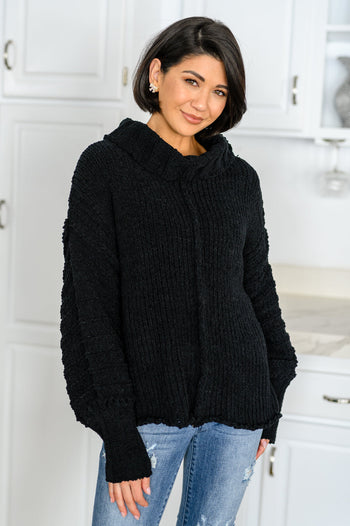 Maureen Long Sleeve Solid Knit Sweater Ave Shops