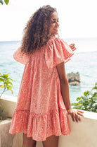 Maya Ruffled Cotton Mini Dress (Sale) ELF