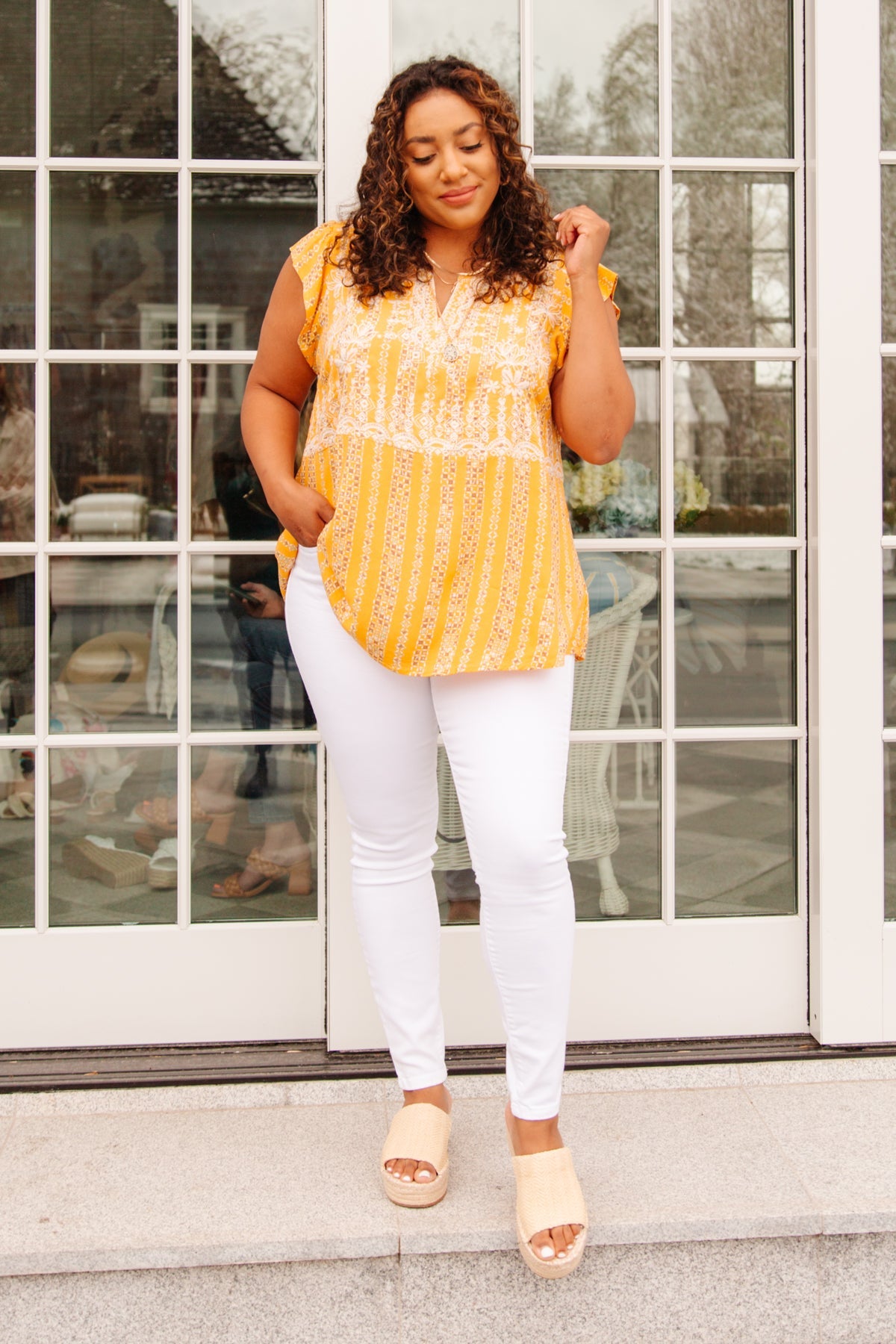 Mellow Yellow Blouse Ave Shops