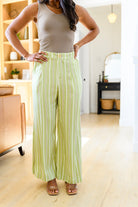 Never Underrated Striped Wide Leg Trousers Ave Shops