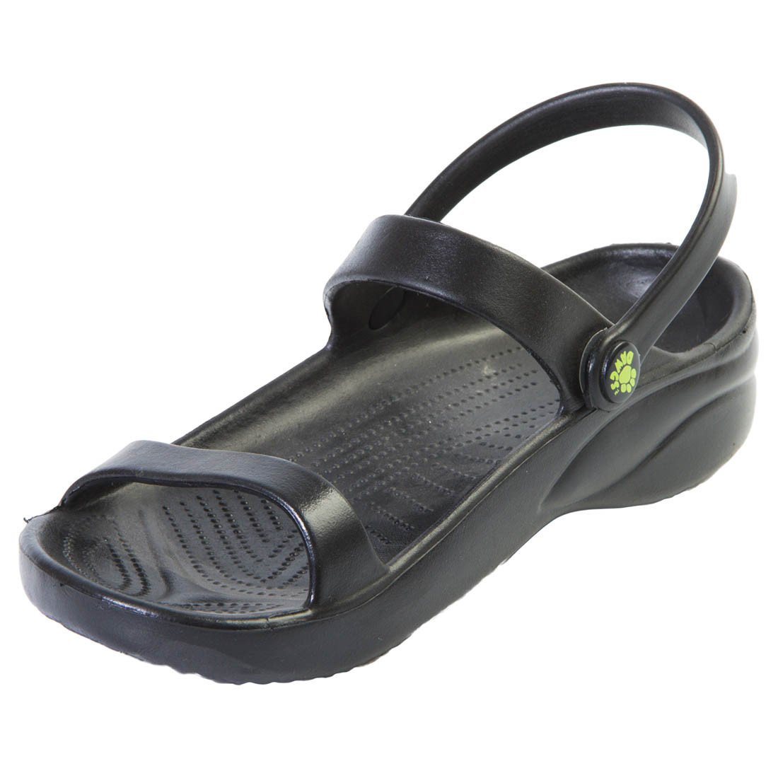 Women's 3-Strap Sandals - Black DAWGS USA