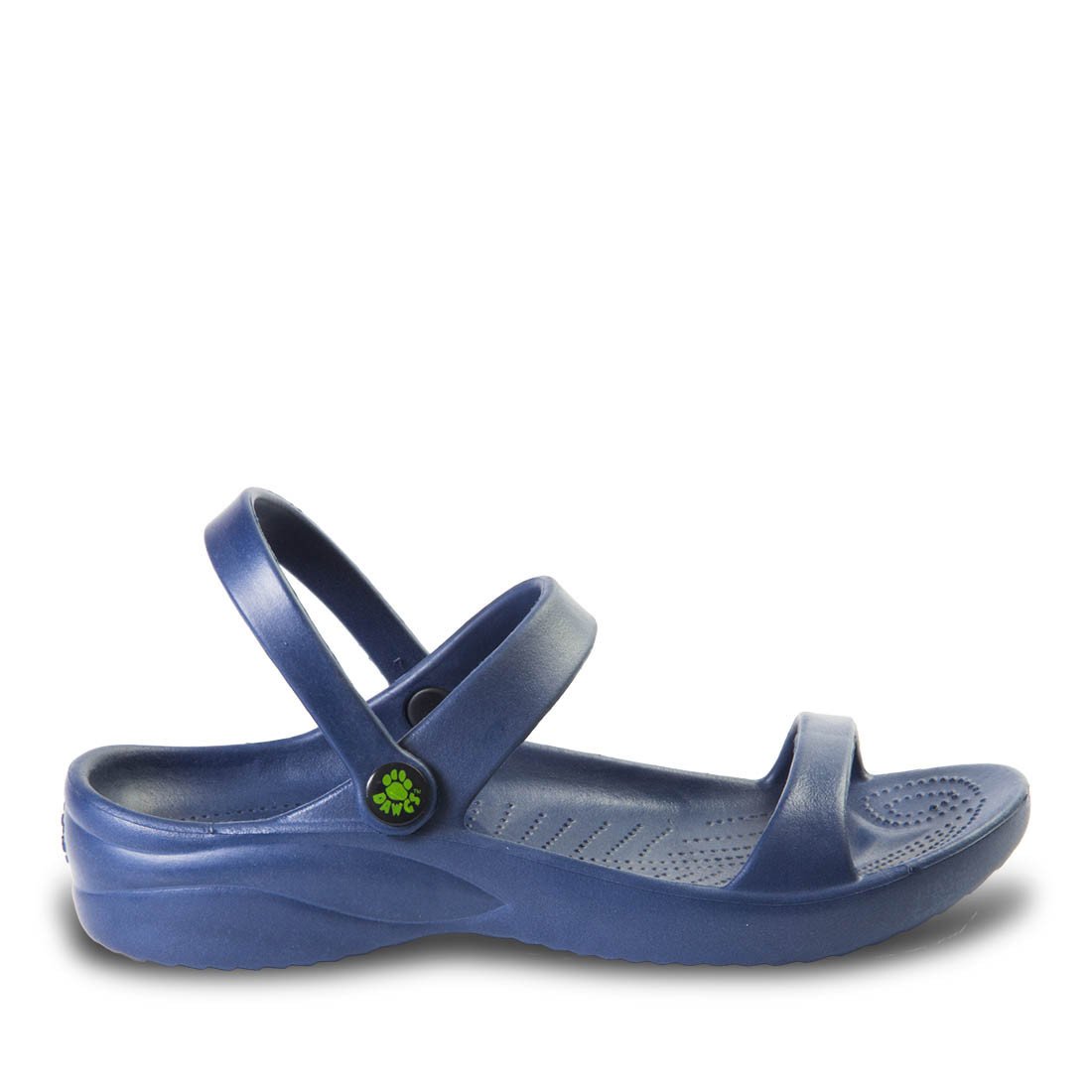 Women's 3-Strap Sandals - Navy DAWGS USA