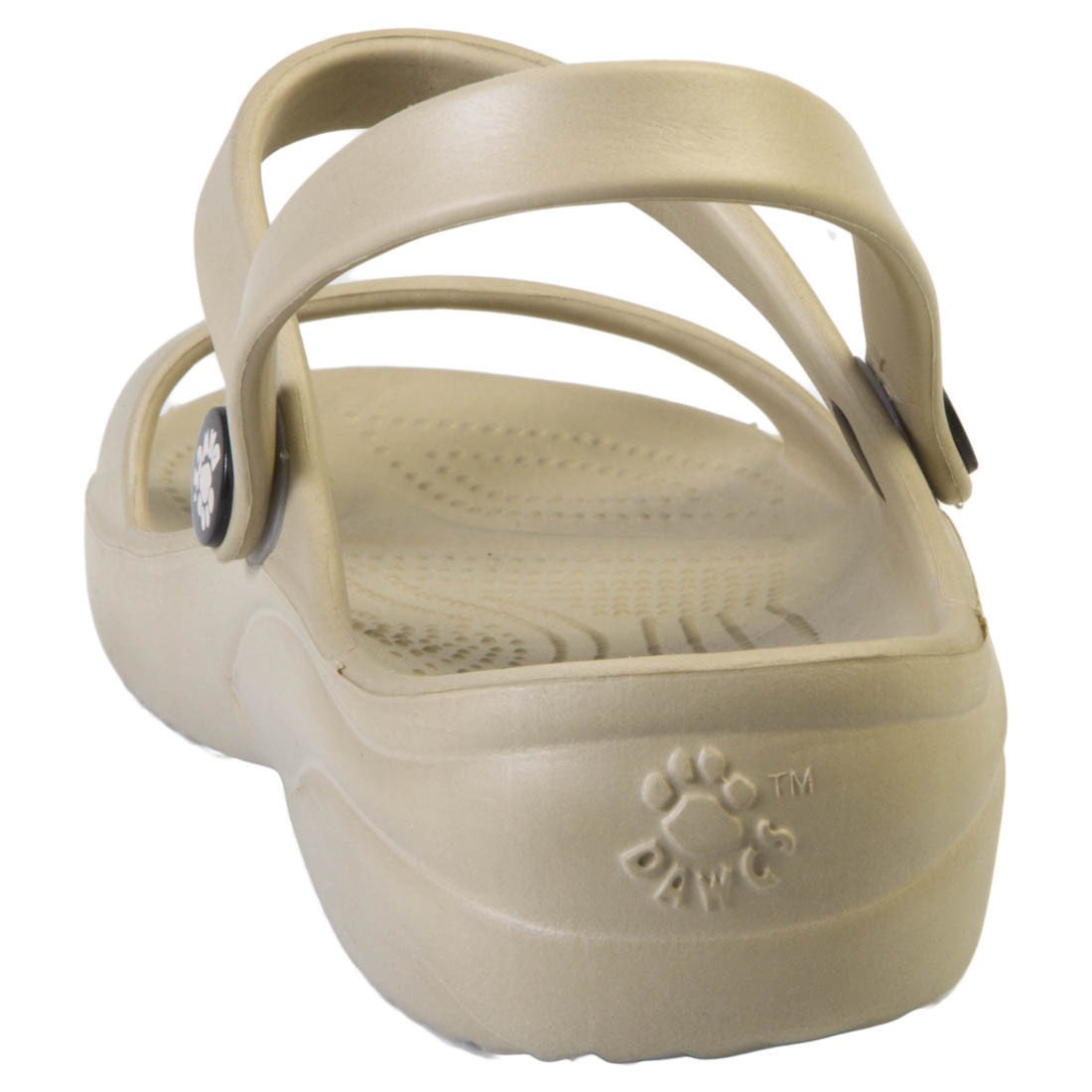 Women's 3-Strap Sandals - Tan DAWGS USA