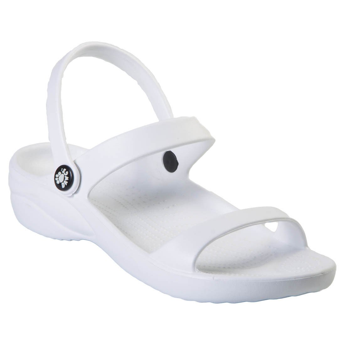 Women's 3-Strap Sandals - White DAWGS USA