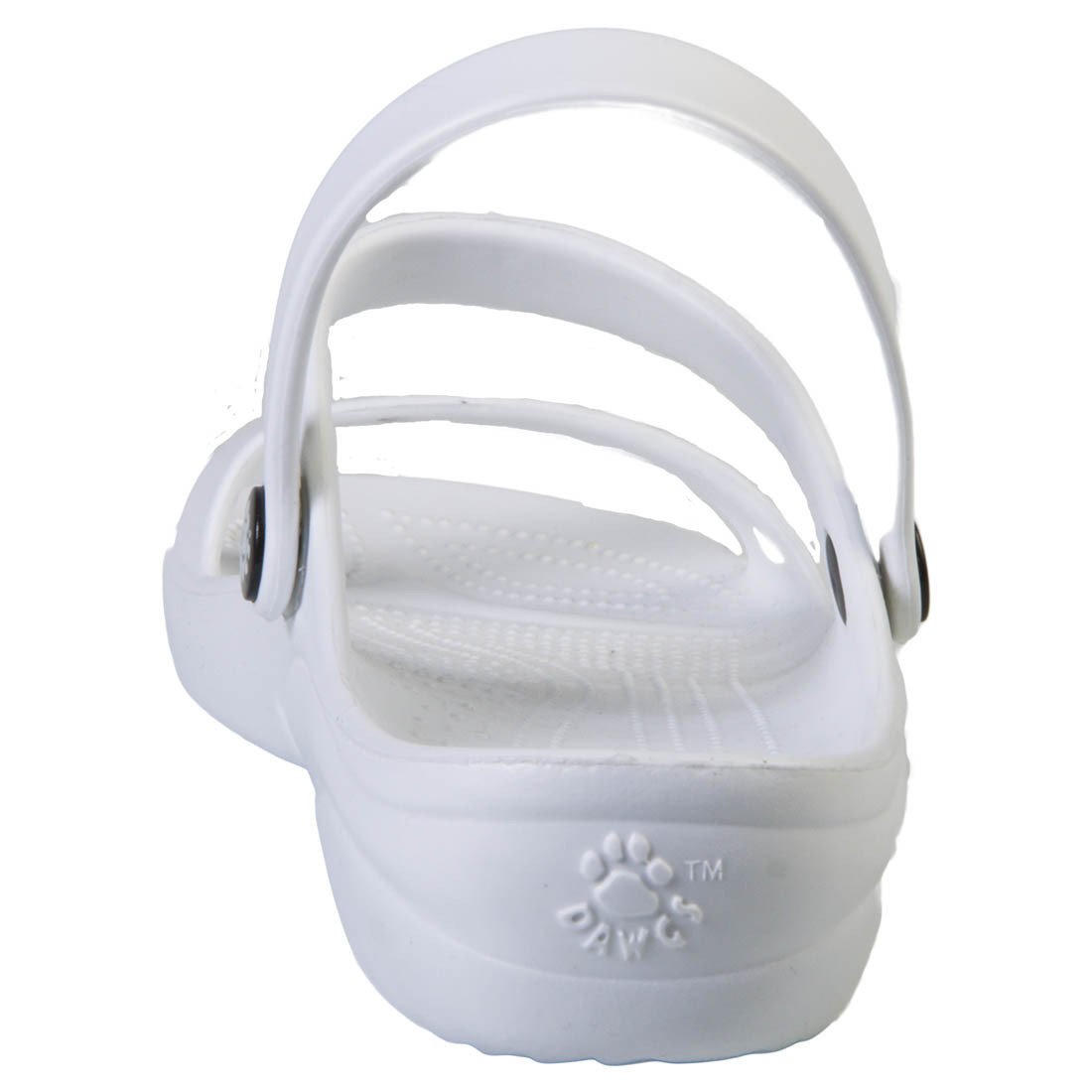 Women's 3-Strap Sandals - White DAWGS USA