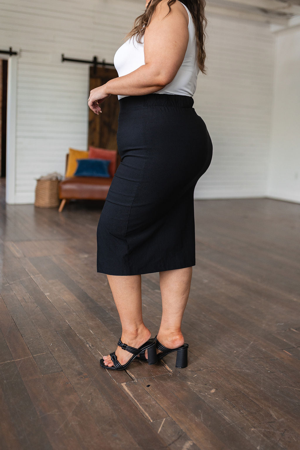 Pencil Me In Pencil Skirt in Black Ave Shops