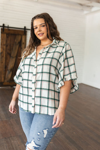 Perfect Picnic Plaid Top Ave Shops