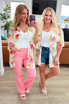 Yeah, We Did That Floral Kimono in Ivory Ave Shops