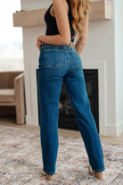 Judy Blue Pippa High Rise Button Fly Dad Jeans Ave Shops