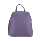 RB1018Y | Zaino Donna Doppio scomparto in Vera Pelle Made in Italy con spallacci regolabili. Accessori in metallo Canna di Fucile - Colore Viola - Dimensioni: cm 26 x 30 x 14,5 Kailimood.store