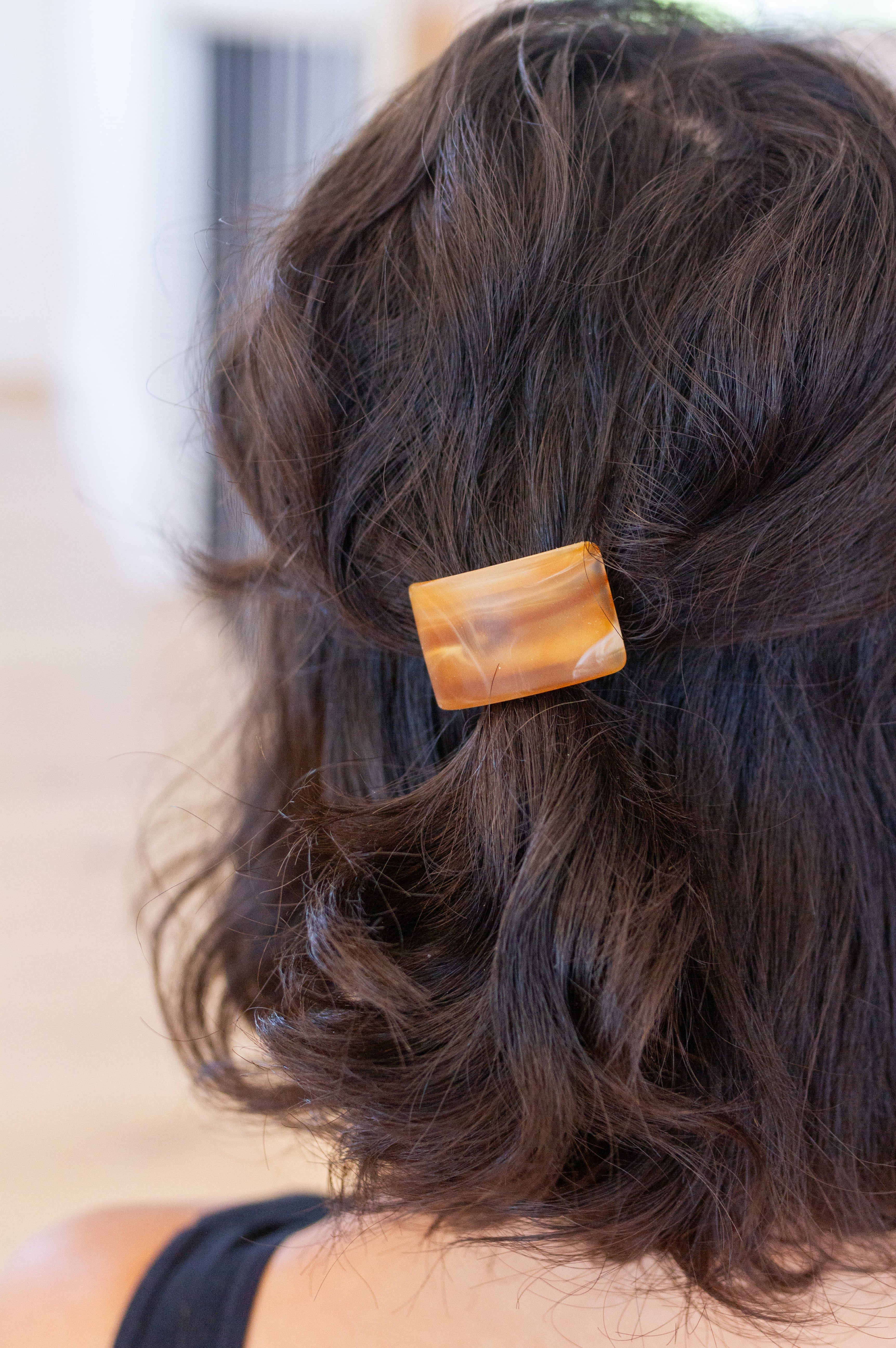 Rectangle Cuff Hair Tie Elastic in Amber Ave Shops