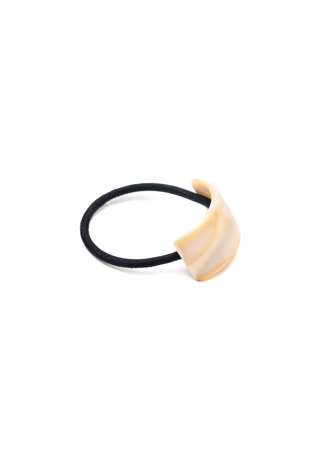 Rectangle Cuff Hair Tie Elastic in Ivory Ave Shops