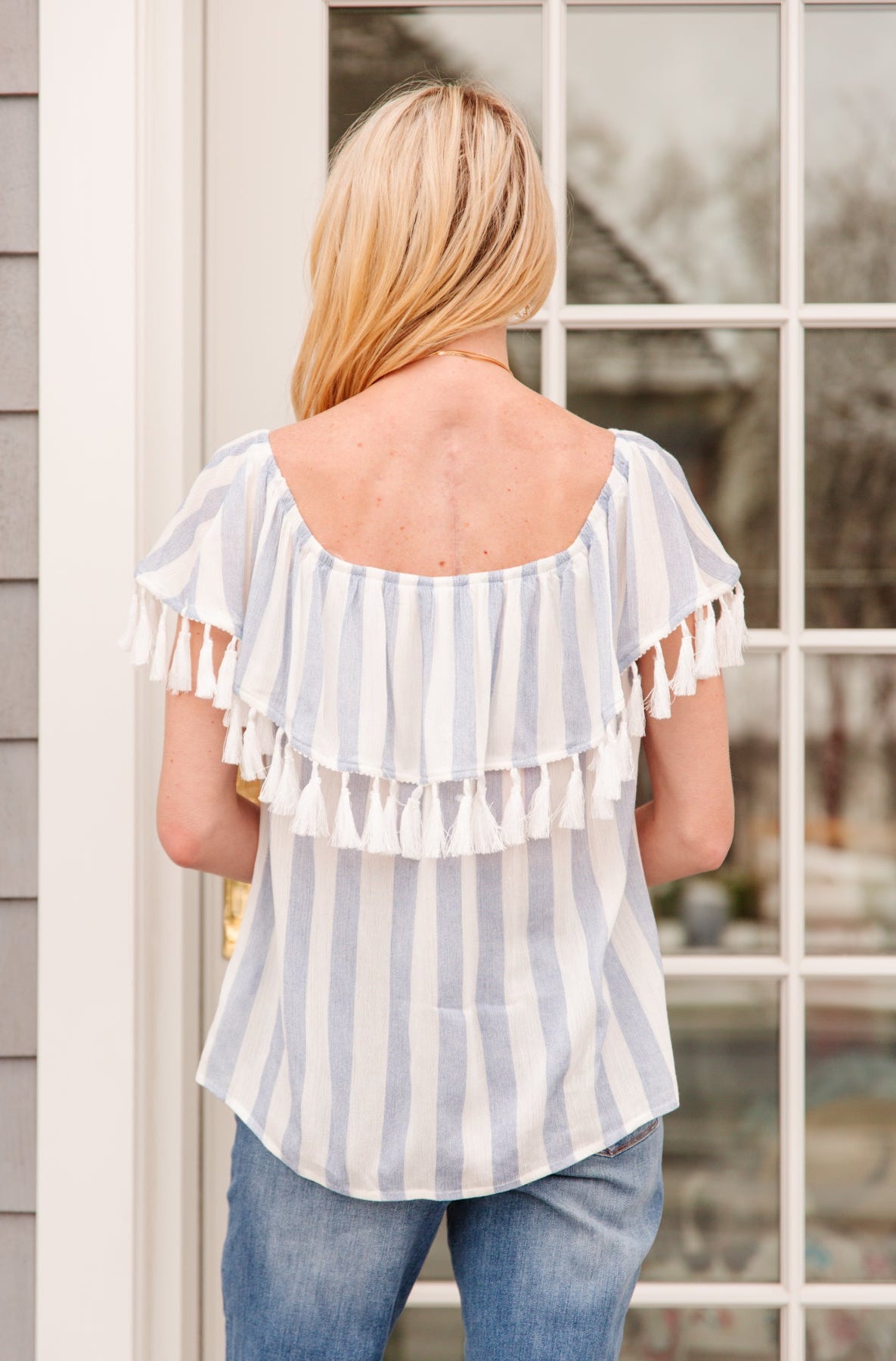 Set Yourself Free Striped Top Ave Shops