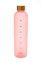 Sippin' Pretty 32 oz Translucent Water Bottle in Pink & Gold Ave Shops