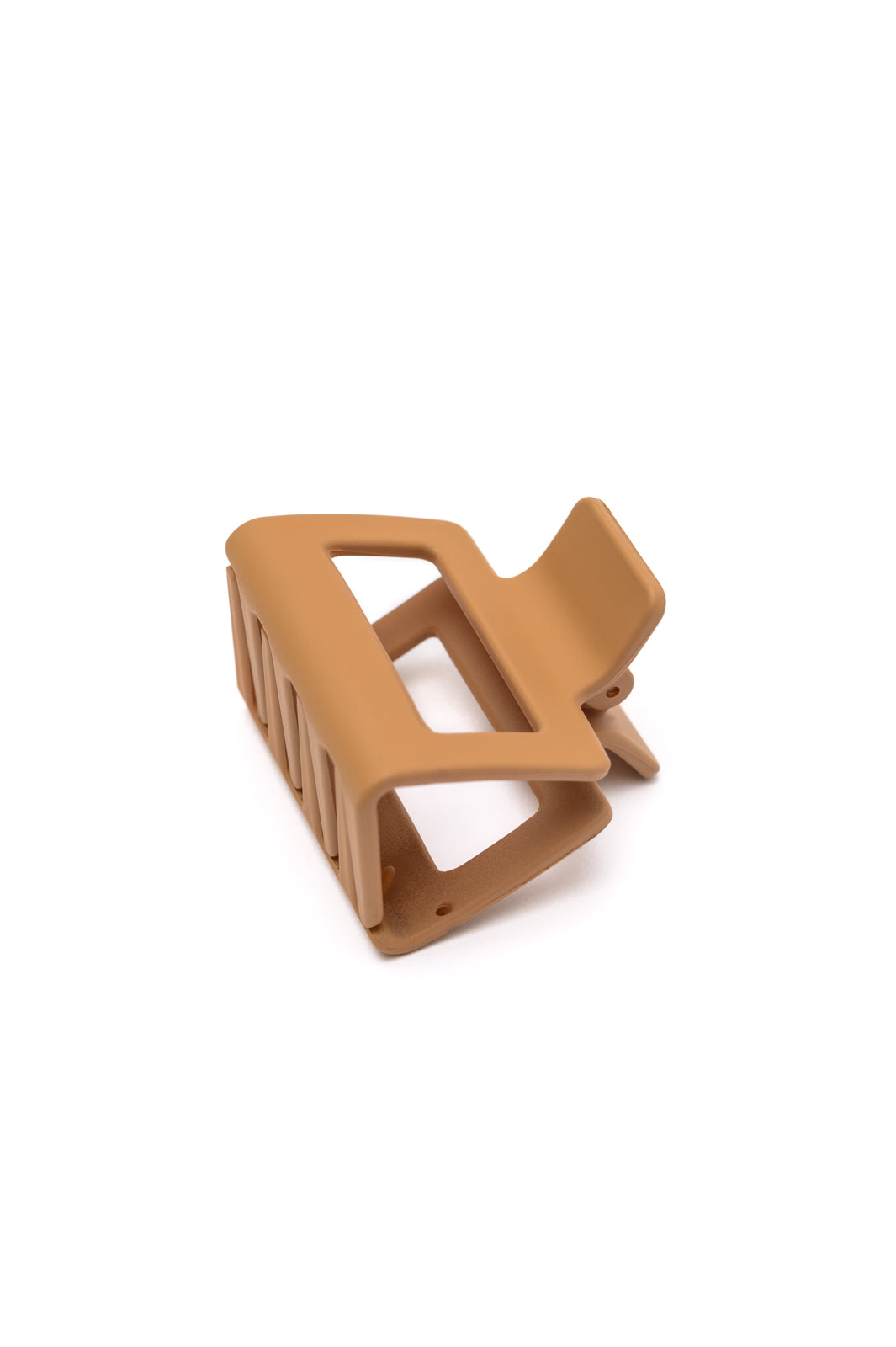 Small Square Claw Clip in Light Brown Ave Shops