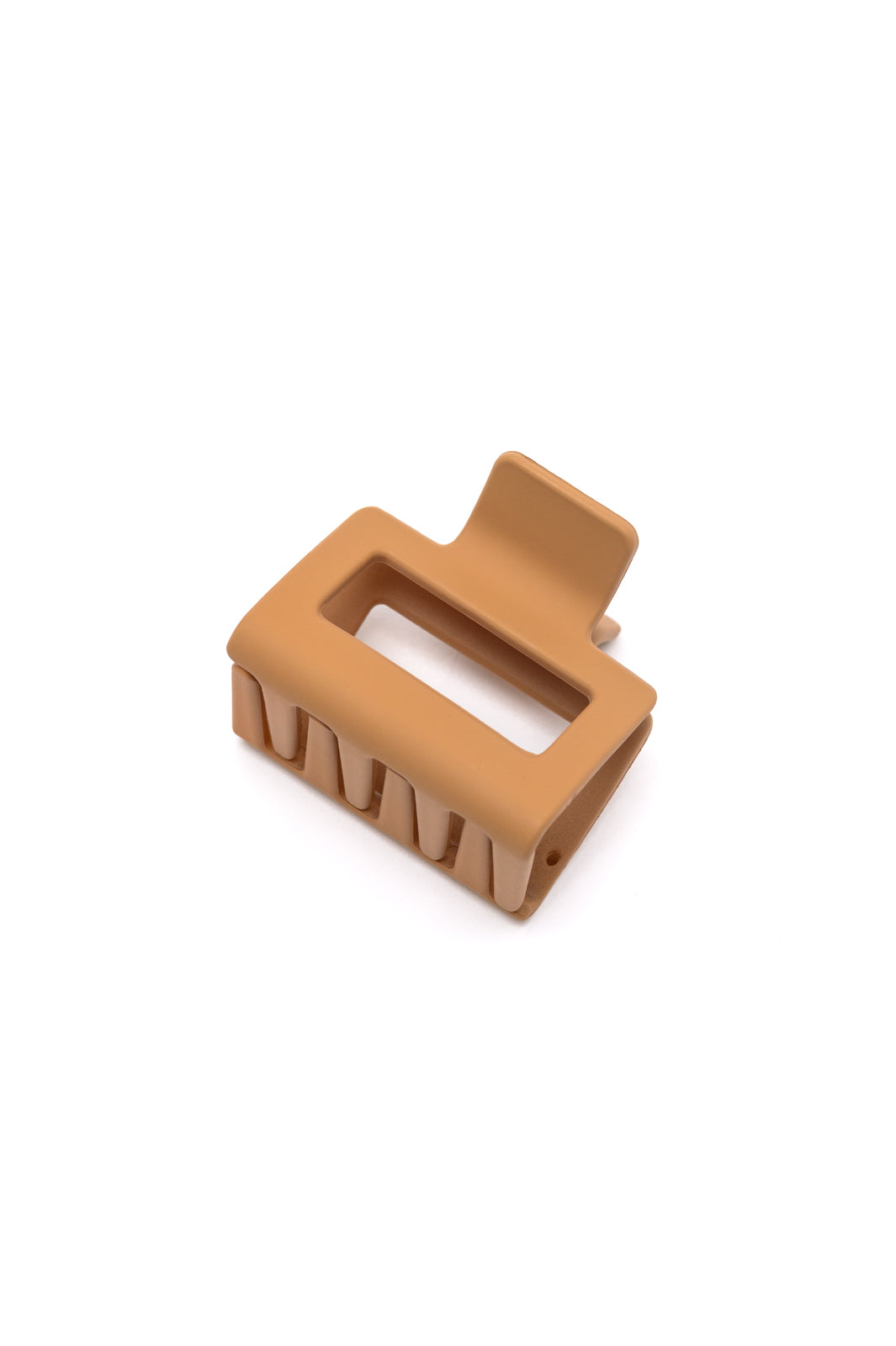 Small Square Claw Clip in Light Brown Ave Shops