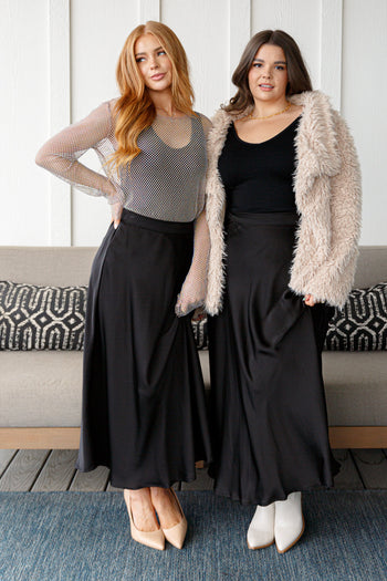 Timeless Tale Maxi Skirt in Black Ave Shops