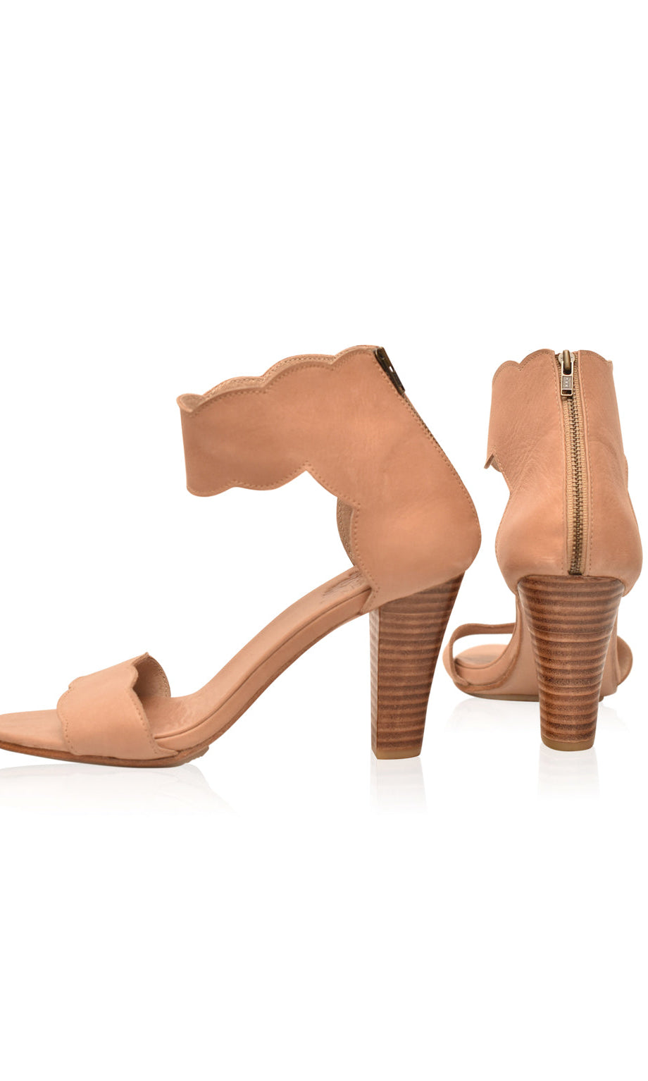 Spanish Mystery Leather Heels (Sz. 7 & 9) ELF
