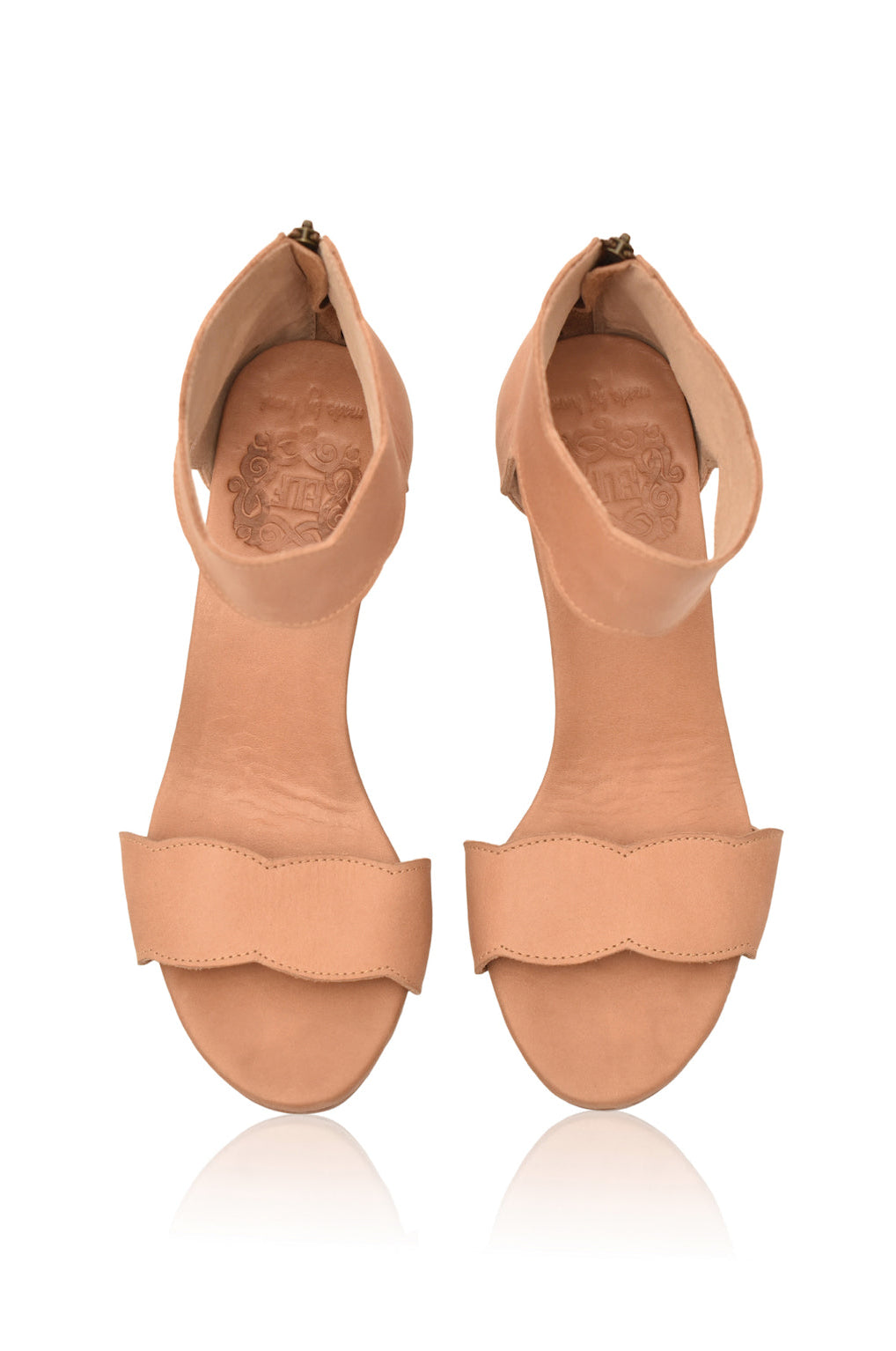Spanish Mystery Leather Heels (Sz. 7 & 9) ELF