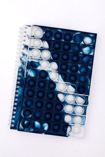 Spiral Writing Notebook in Blue Marble Ave Shops