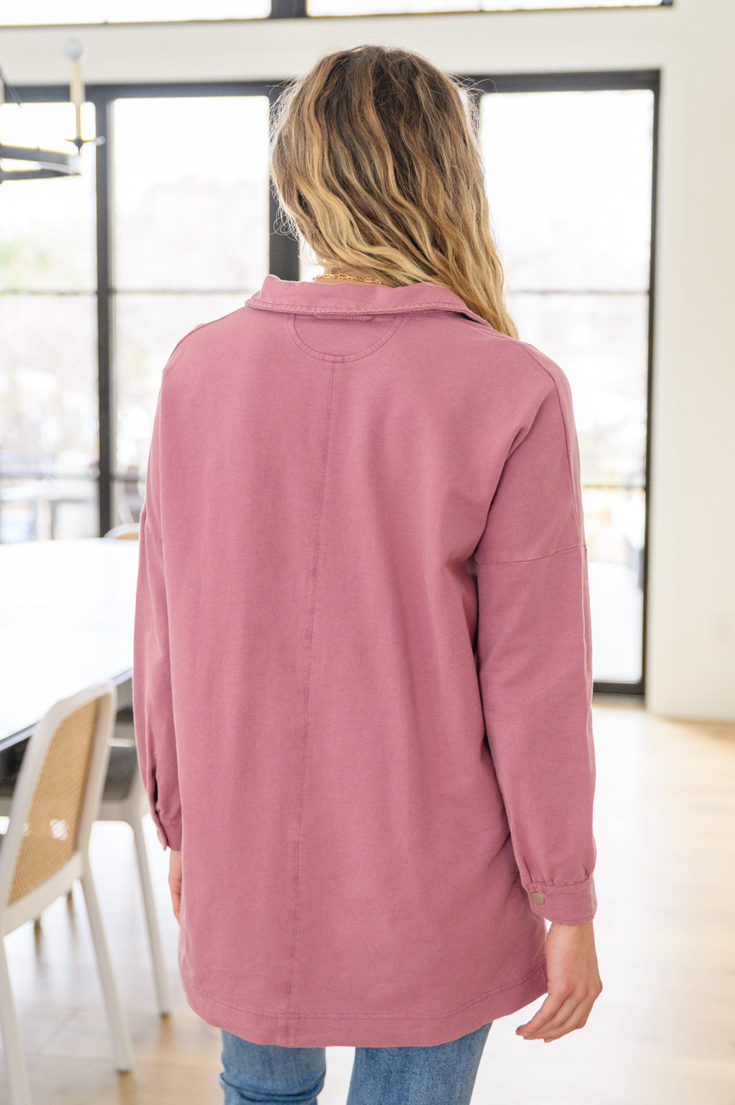 Sweet Crush Collar Pullover in Mauve Ave Shops