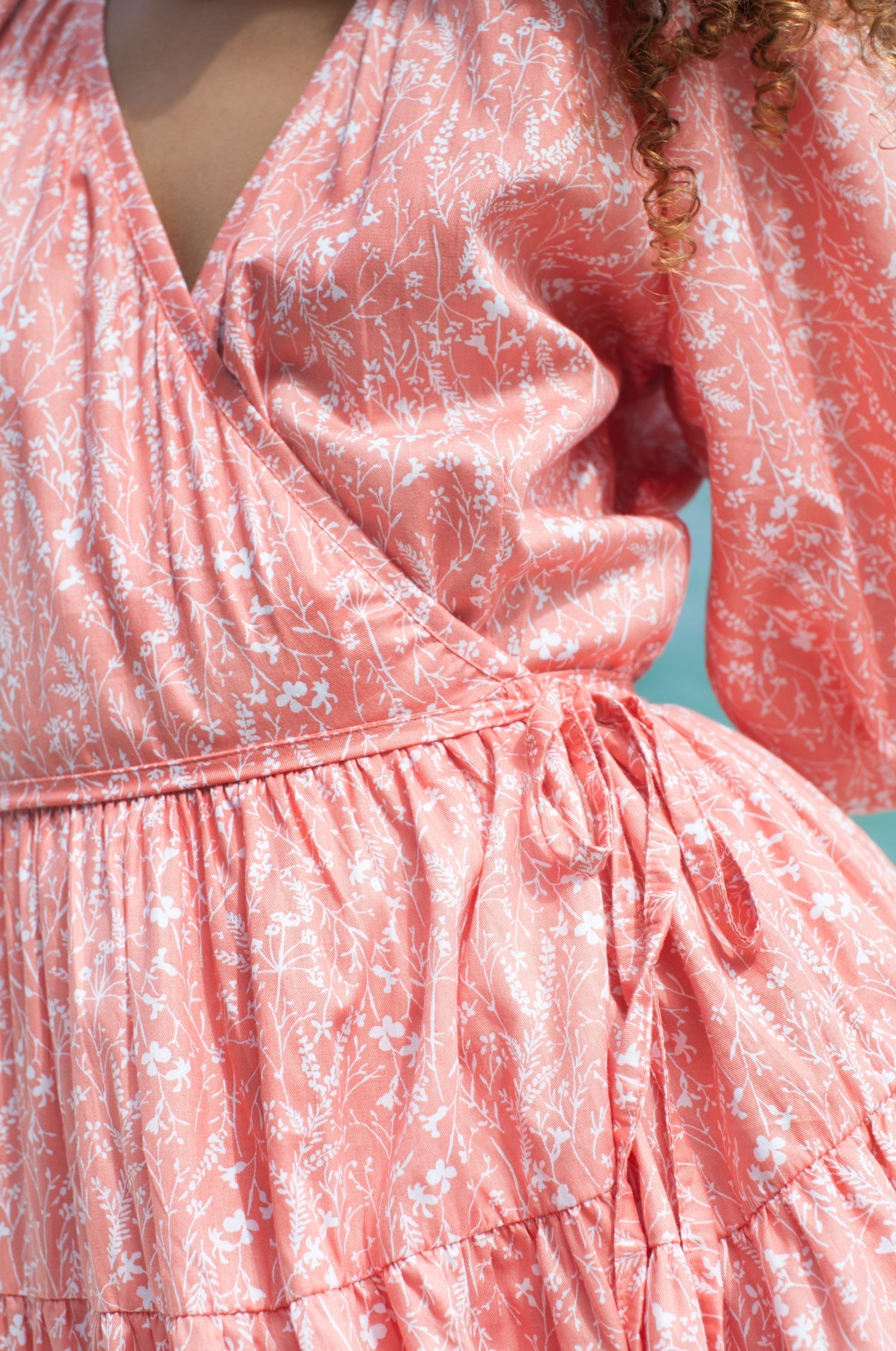 Sweet Magnolia Wrap Midi Dress (Sale) ELF