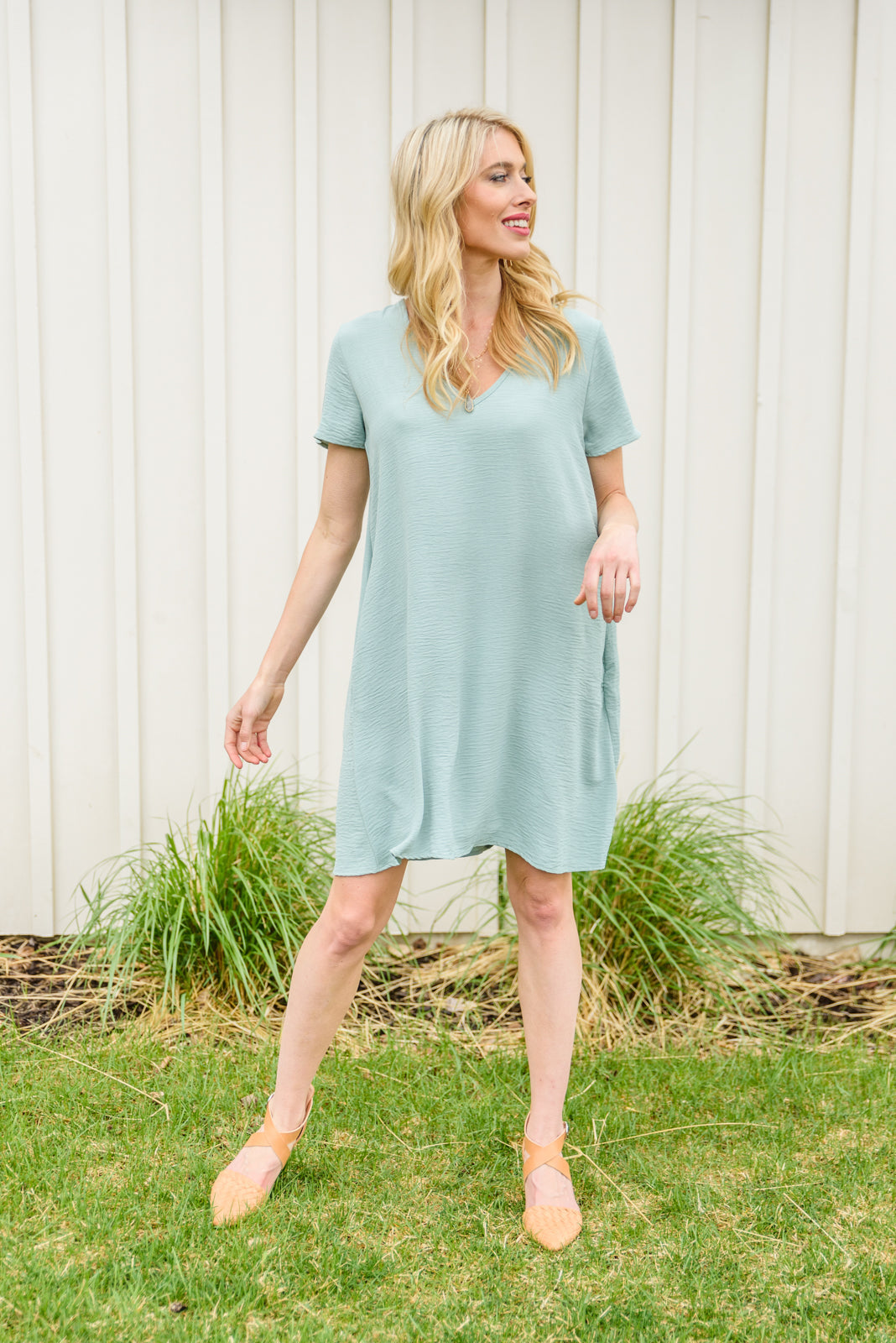 Time After Time V-neck Dress Ave Shops