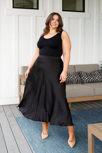 Timeless Tale Maxi Skirt in Black Ave Shops