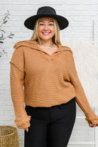 Travel Far & Wide Sweater in Taupe Ave Shops