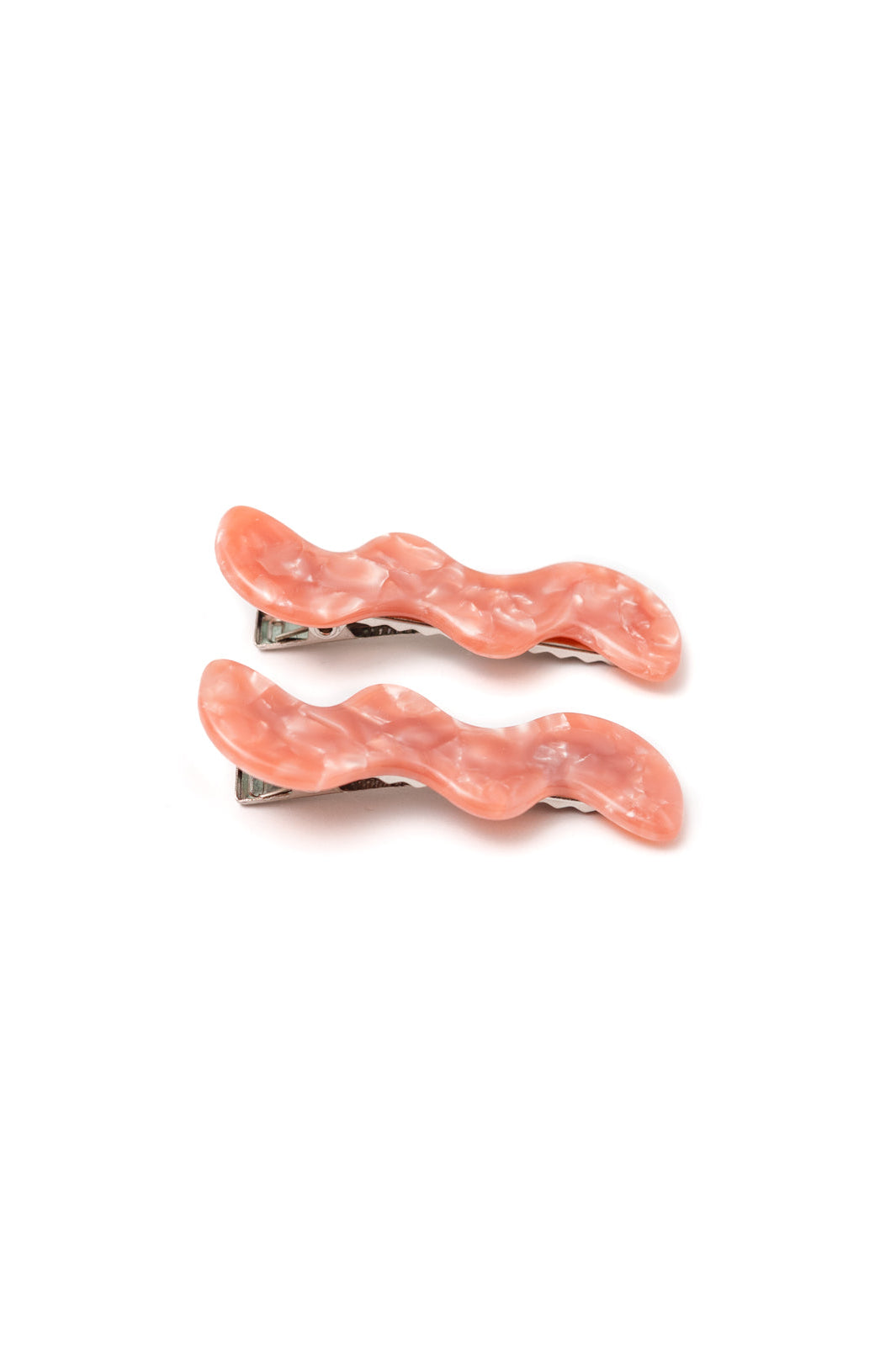 Wavy Clip Set Pink Pearl Ave Shops