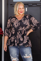 Your Choice V-Neck Floral Top Ave Shops